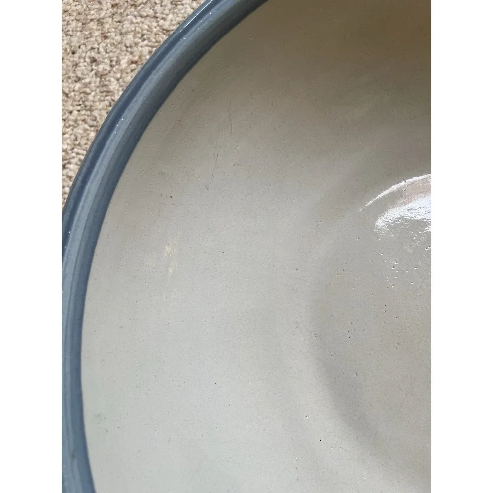 Louisville Stoneware The Night Before Christmas Large Serving Bowl Holiday 12.5‎